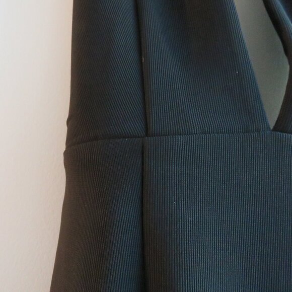 SOLACE LONDON Elora Mini Dress in Black Evening Minimalist Cocktail - Size US 4 - Picture 5 of 13